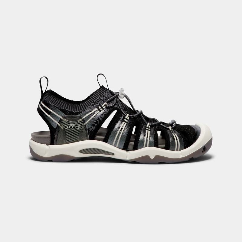 Sandalias Keen Hombre Colombia - Keen Evofit One Negras/Blancas (CGORQ6589)